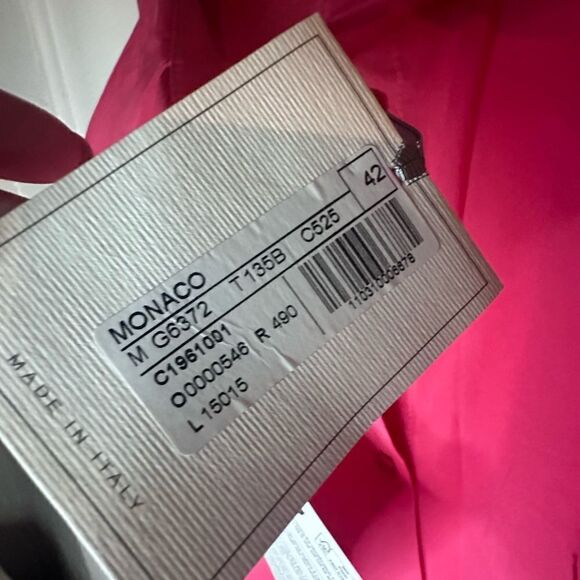 Antonelli | NWTs Monaco Pink Front Button Midi Dress Size Medium - Picture 11 of 13